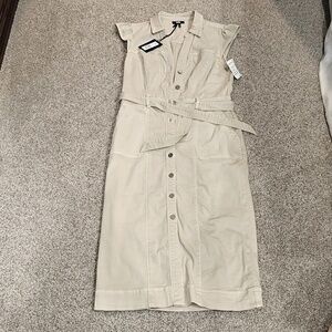 NWT Paige Womens Jaxsyn Midi Dress Sz 8